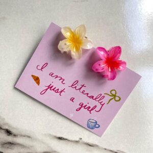 Mini Flower Claw Pair - Summer Claw Clip