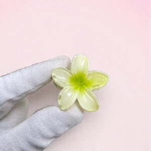 GREEN flower Claw Clip - Small