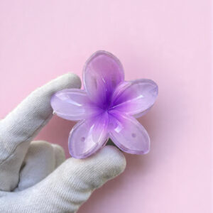 PURPLE flower Claw - Medium