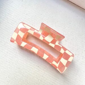 PEACH Checkered Claw - Large