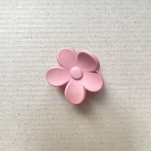 PEACH PINK Flower Clip - Small