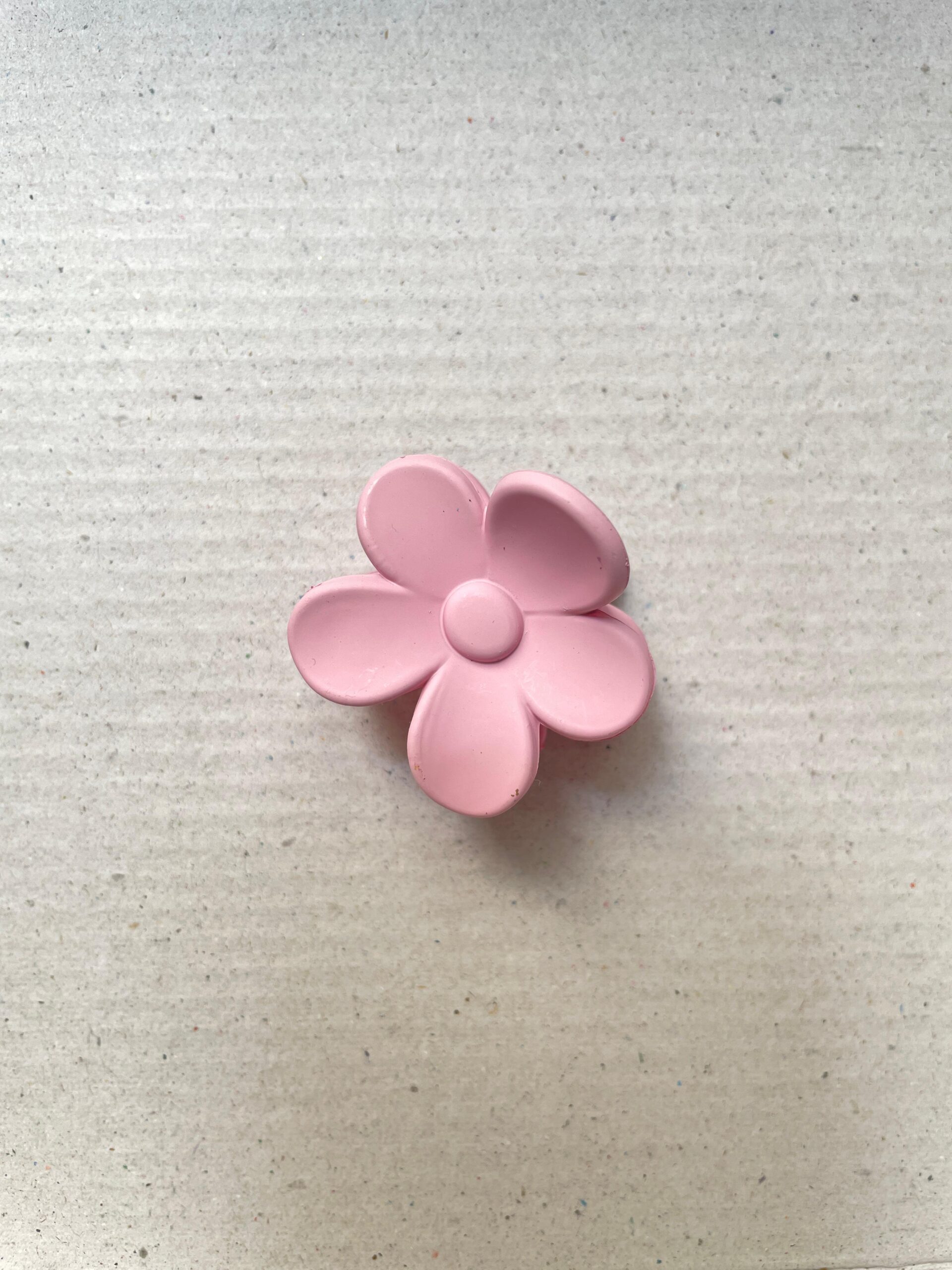 PEACH PINK Flower Clip - Small