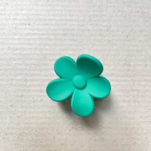 JADE GREEN Flower Clip - Small