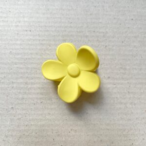 YELLOW Flower Clip - Small
