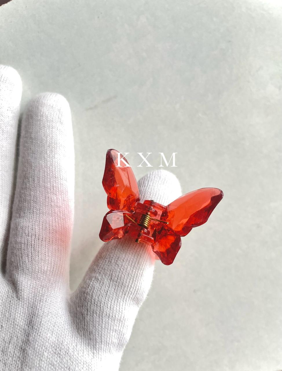 RED Whimsy Butterfly Clip - Small