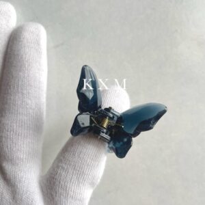 BLACK Whimsy Butterfly Clip - Small