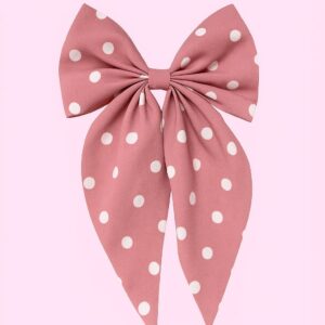 PINK - Polka-Dot Vintage Bow