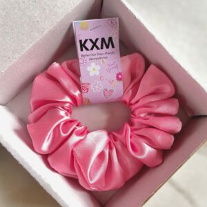 BABY PINK Silk Scrunchie - Medium