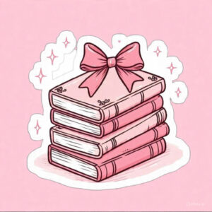 Bow-tiful Books - Laptop Sticker