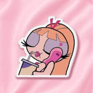 Chill Powerpuff Girl - Laptop Sticker
