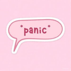 Panic - Laptop Sticker
