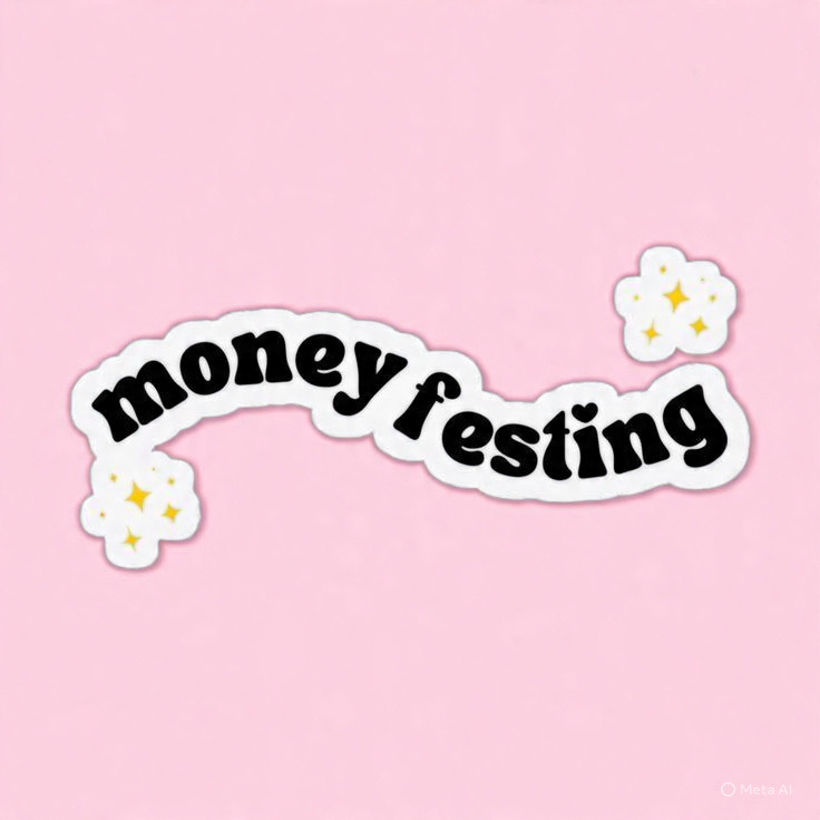 MONEYfesting - Laptop Sticker