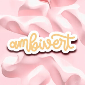 Ambivert - Laptop Sticker