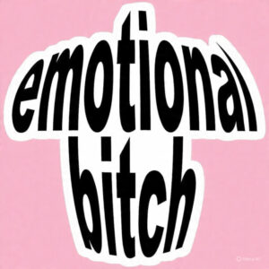 Emotional Bitch - Laptop Sticker
