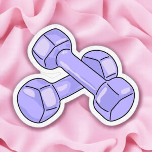 Dumbells Gym - Laptop Sticker