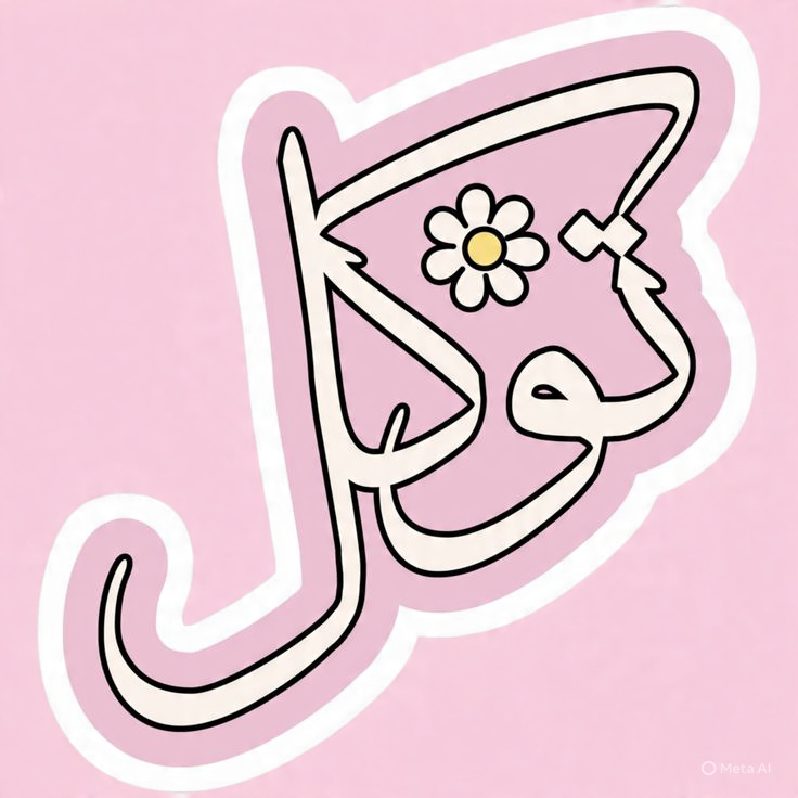 Tawakul Urdu - Laptop Sticker