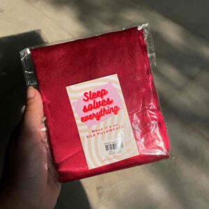 Maroon - Silk Pillowcase