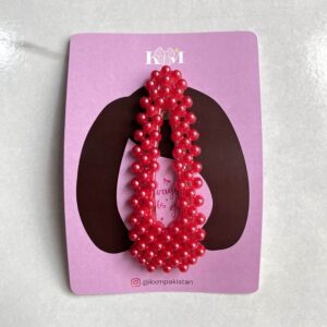 RED - Pearl Pointed Hair Pin