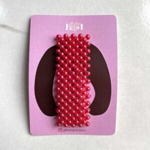 RED - Pearl Statement Hair Pin