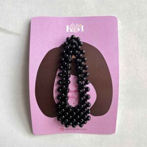 BLACK - Pearl Pointed Hair Pin