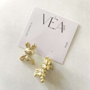 Bunny Golden Earrings