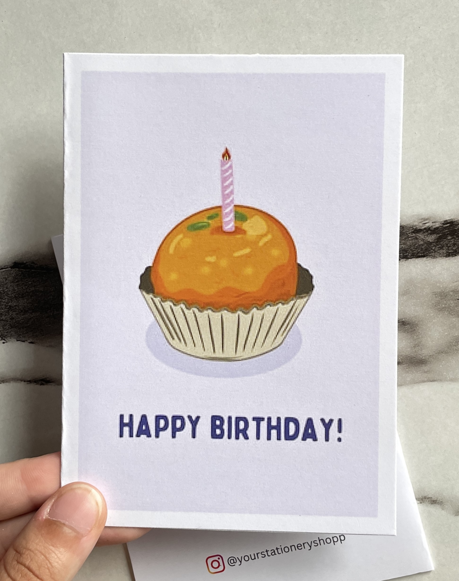 Happy Birthday Cupcake - Post Card