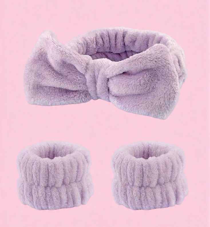 SKINCARE Headband & Wristband Set - Image 4