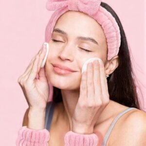 SKINCARE Headband & Wristband Set