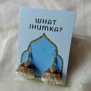 BROWN - Twin Tone Jhumka