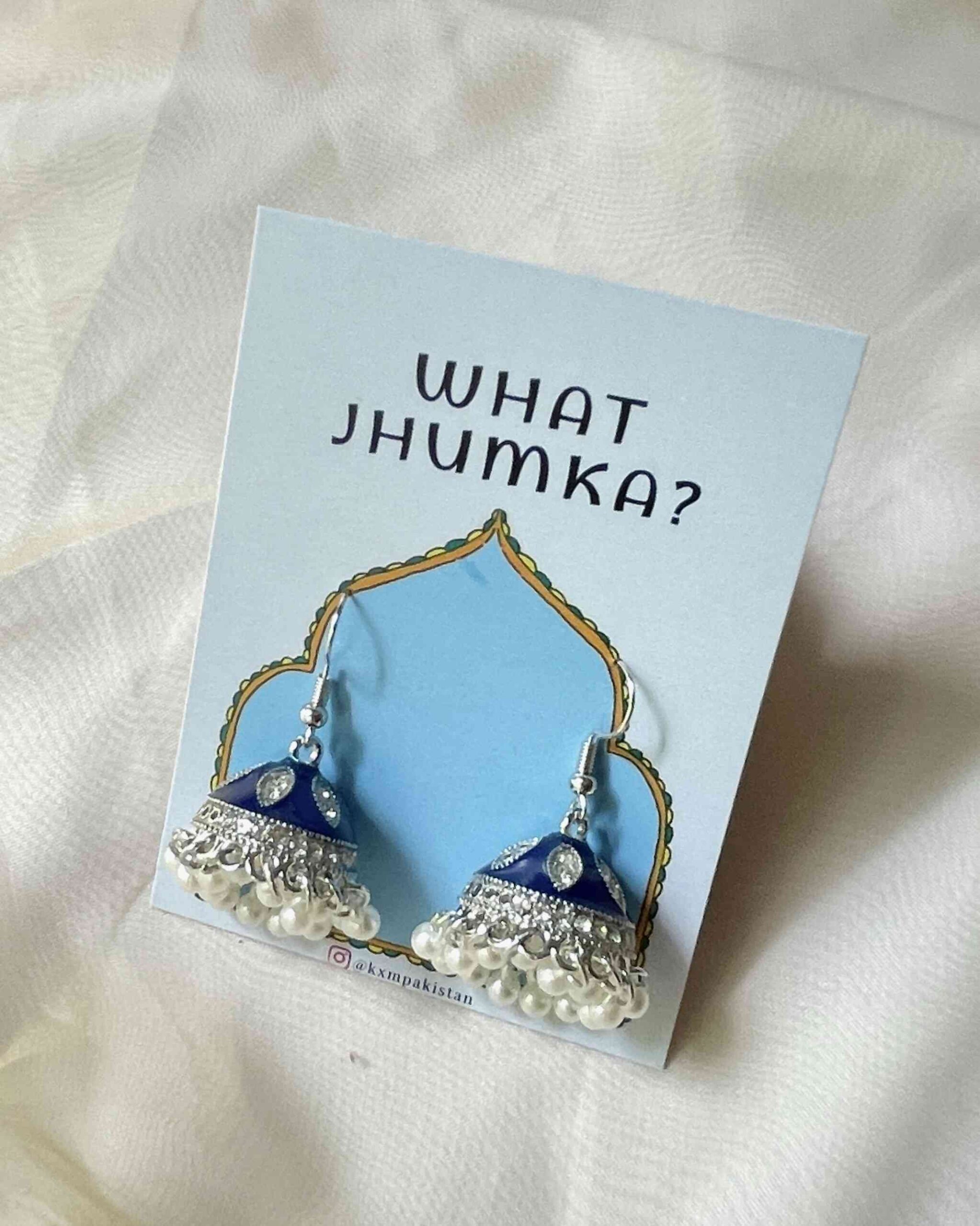 DARK BLUE - Bling Jhumka