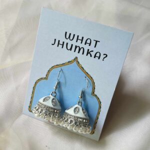 WHITE - Bling Jhumka