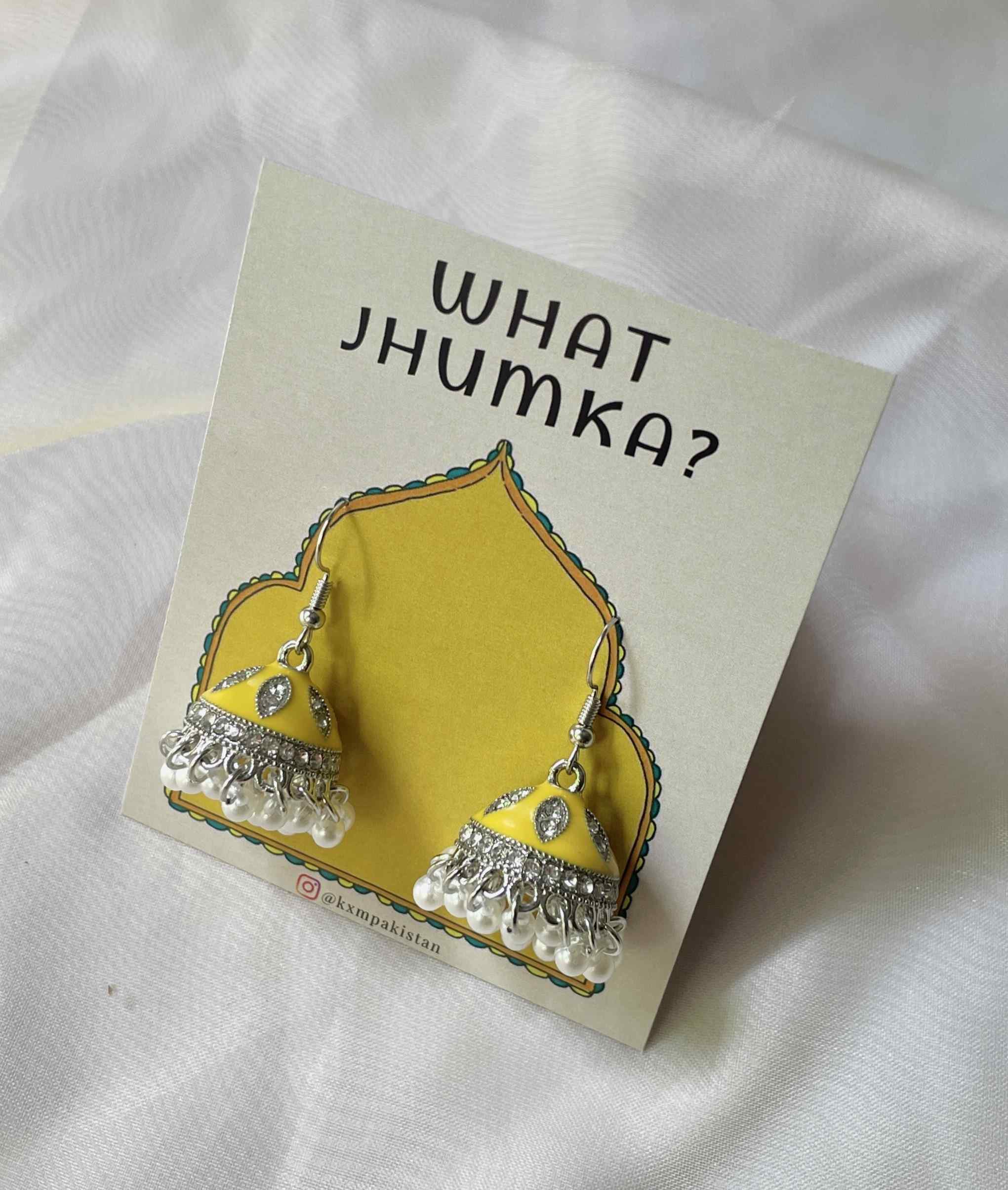 YELLOW - Bling Jhumka