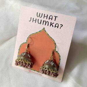 Golden BROWN - Bling Jhumka