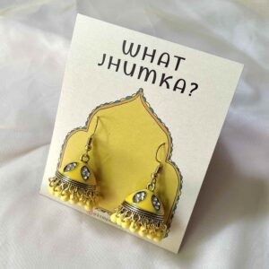 Golden YELLOW - Bling Jhumka