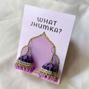 PURPLE - Whimsy Jhumka