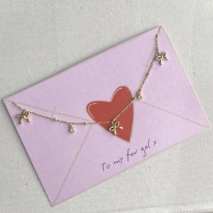 Whimsy Bow Necklace - Stainless-Steel