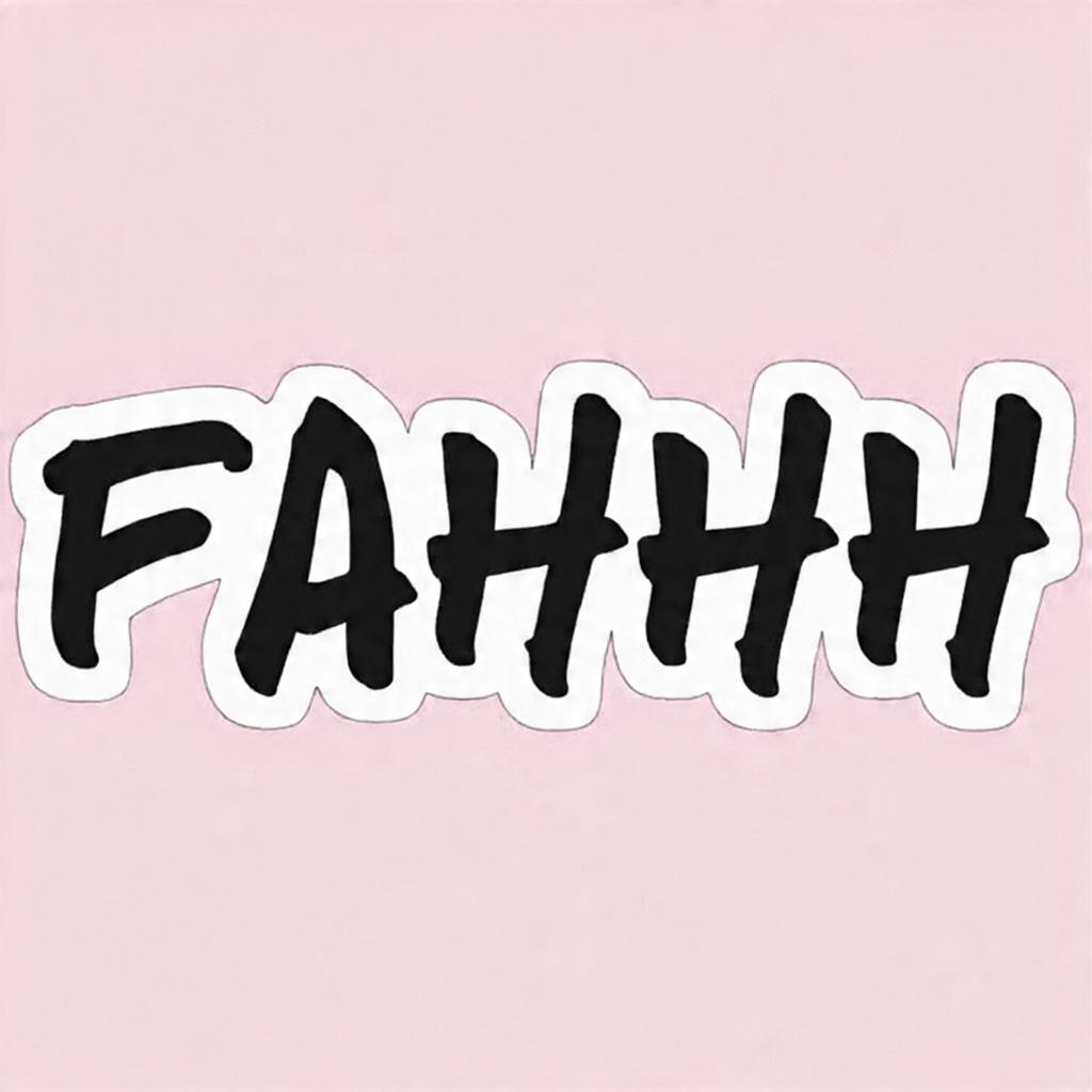 FAHHH - Laptop Sticker