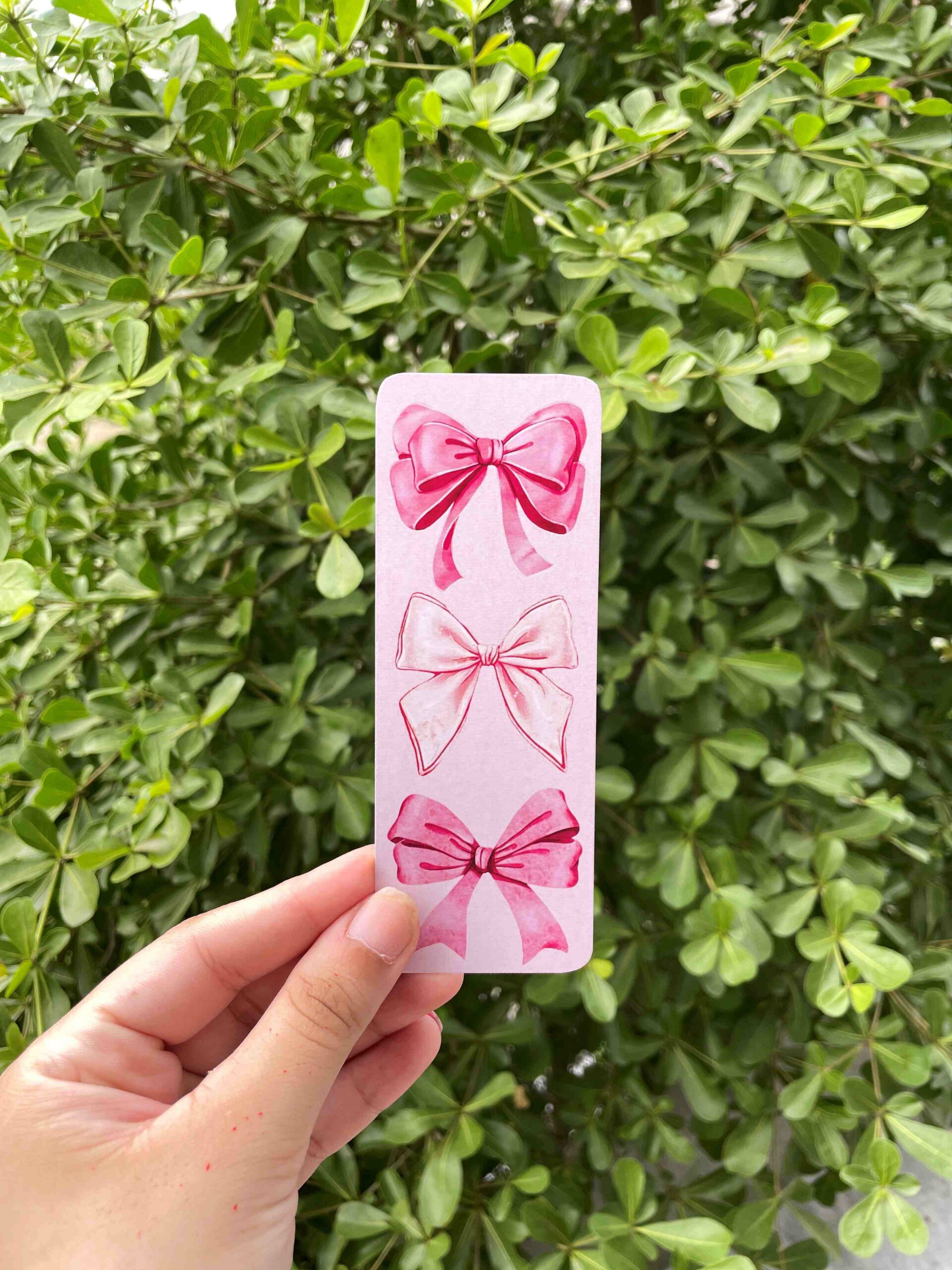 Pink Bows - Bookmark
