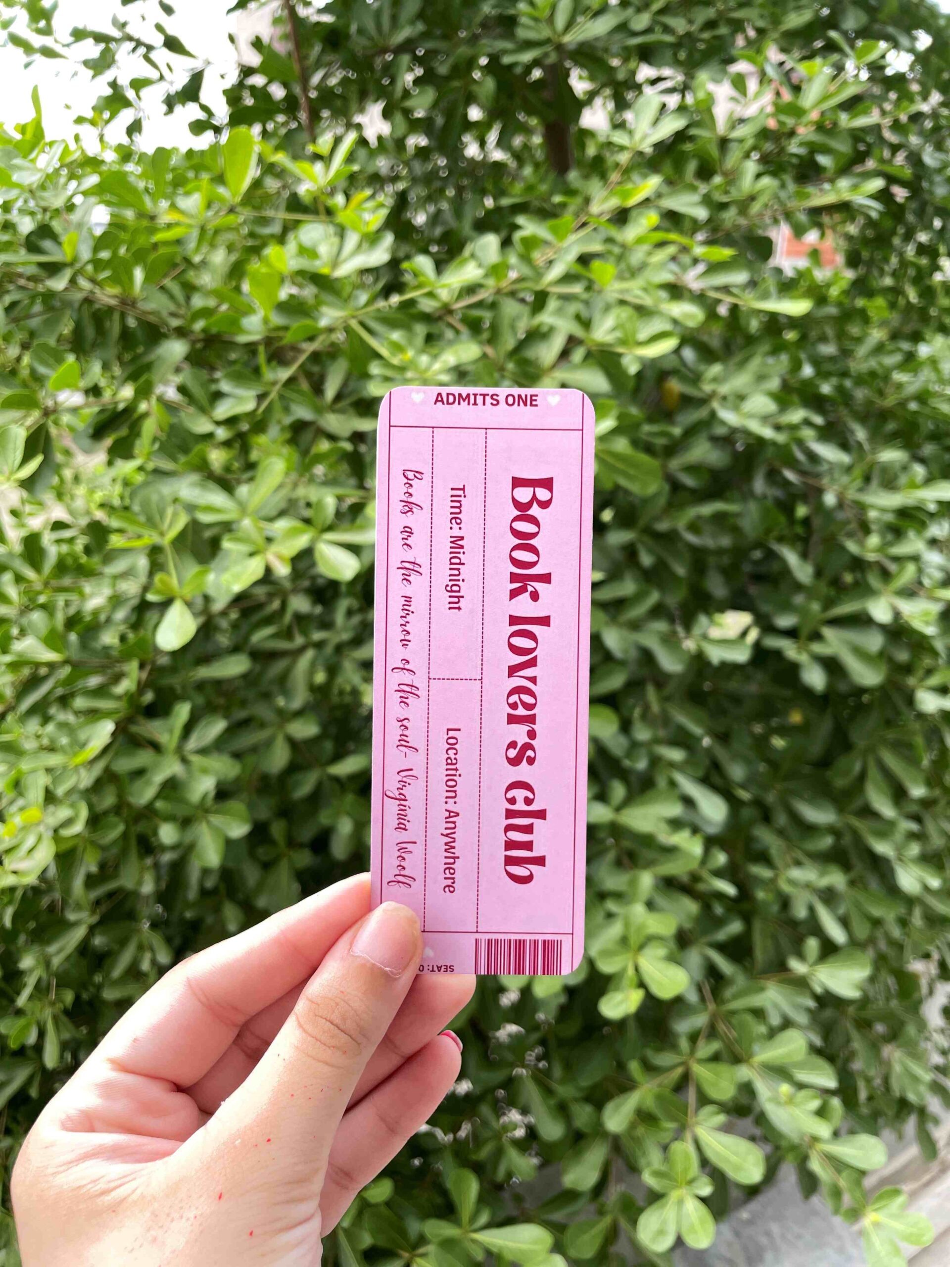 Book Lovers Club - Bookmark