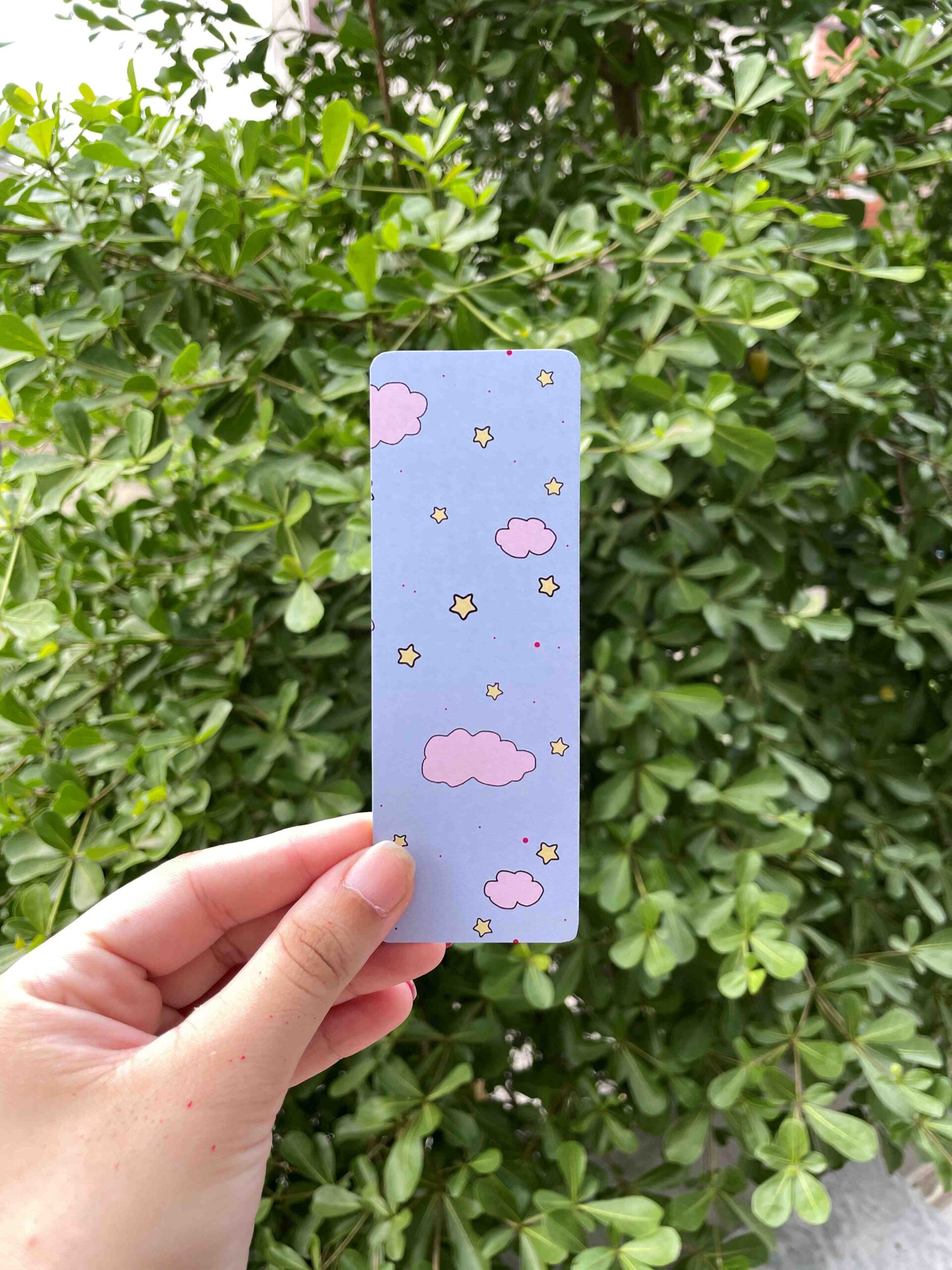 Cutesy Clouds- Bookmark