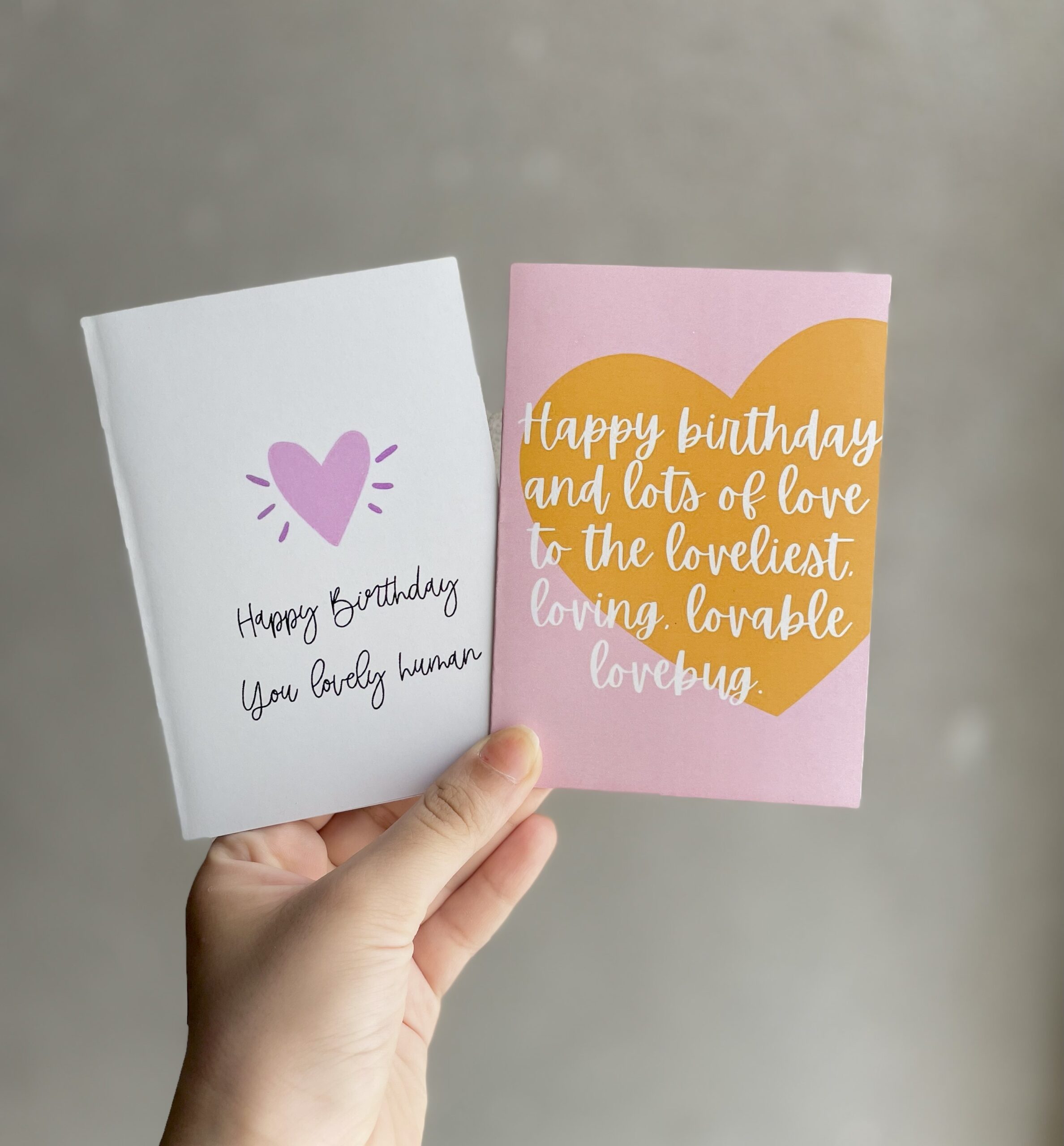 Happy Birthday Lovely Human - Post Cards