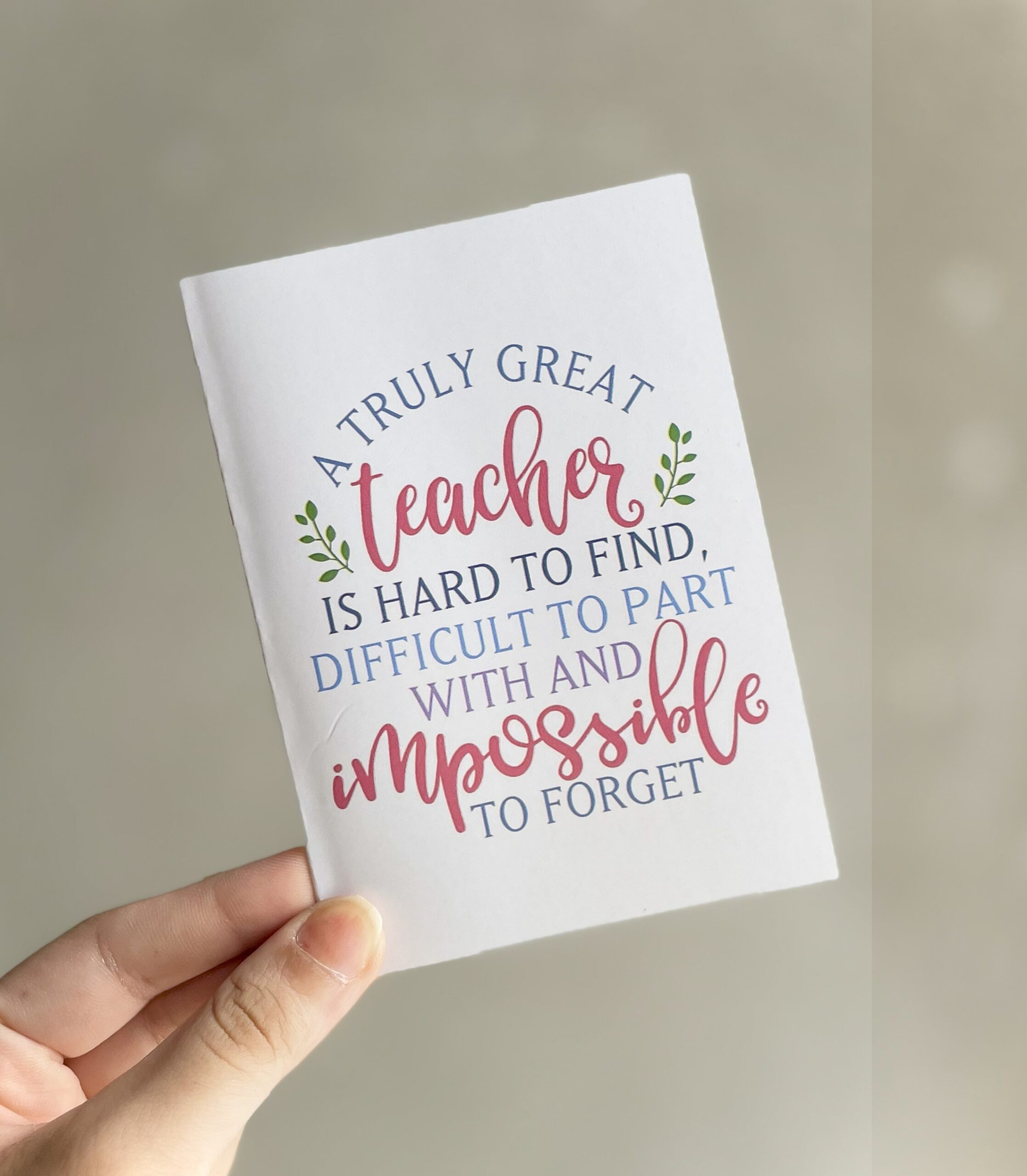 Teacher's Day - Post Card