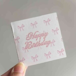 Happy Birthday Coquette - Mini Card