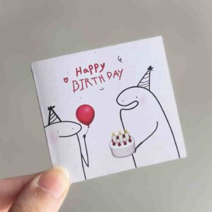 Happy Birthday Flork - Mini Card
