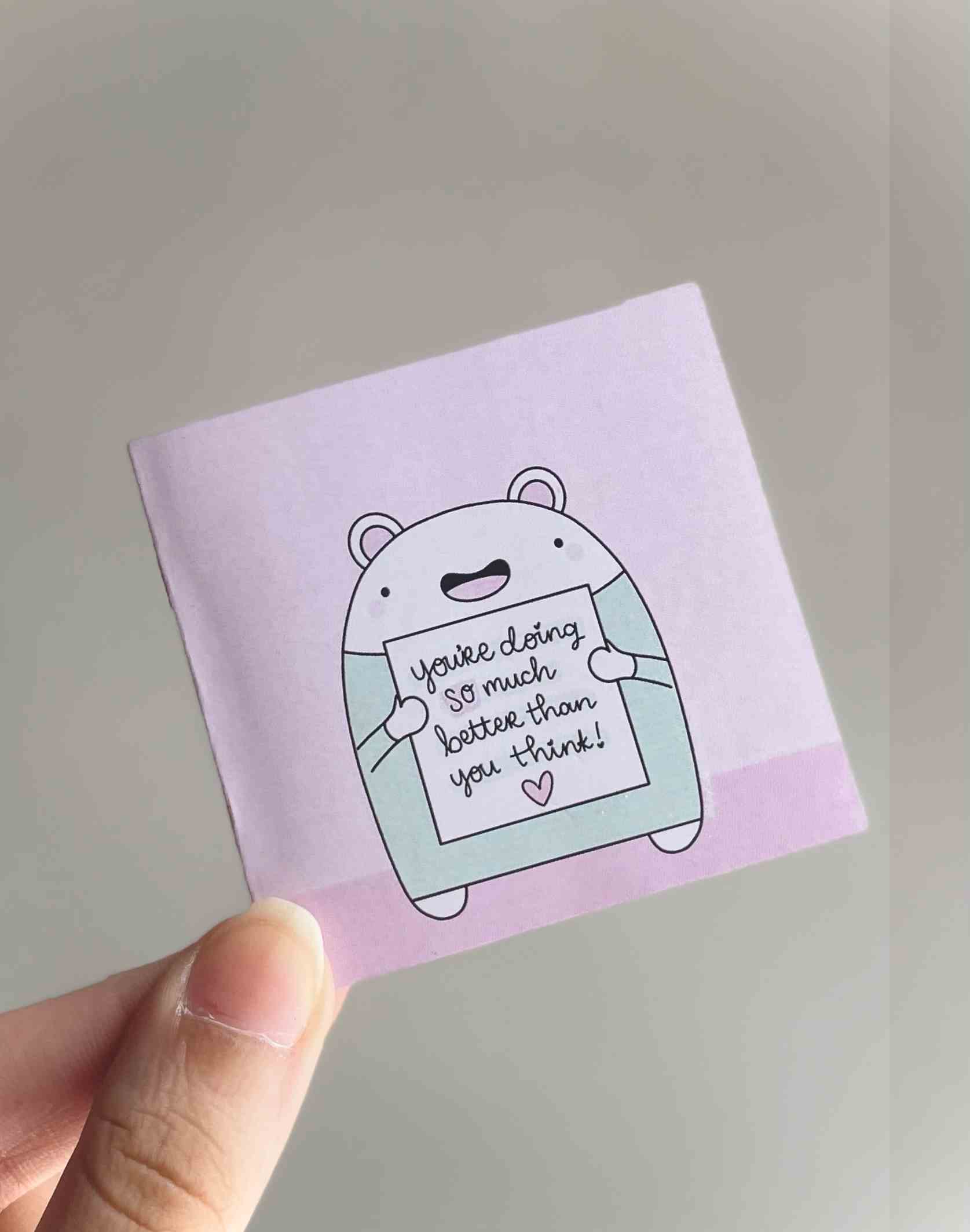 You're doing so much better - Mini Card
