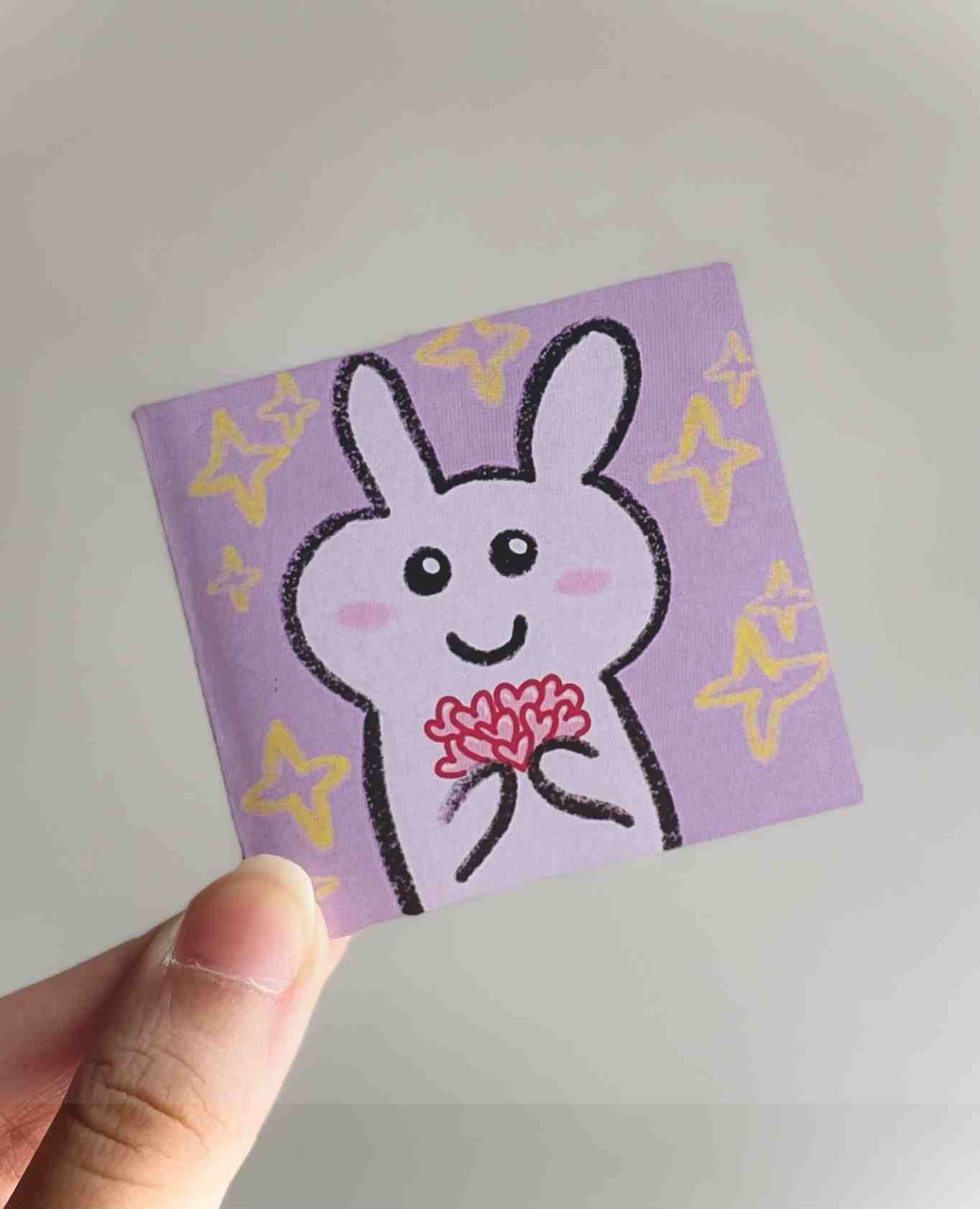 Pookie Flowers - Mini Card
