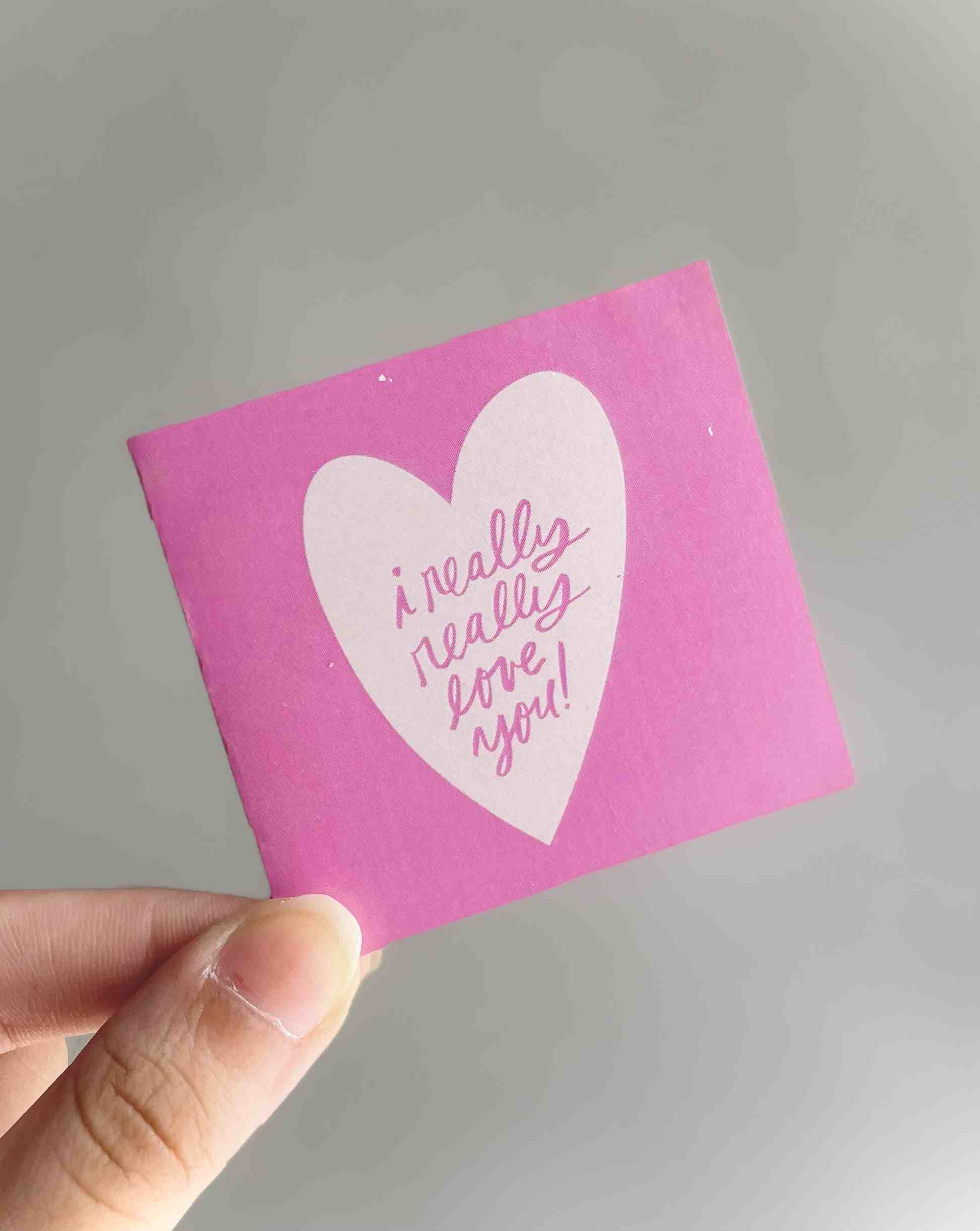 I really really love you - Mini Card