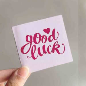 good luck ♡ - Mini Card