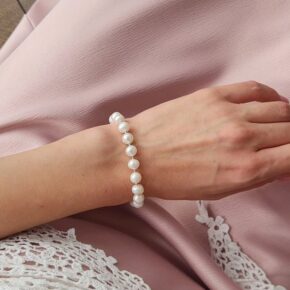 White Pearl Bracelet
