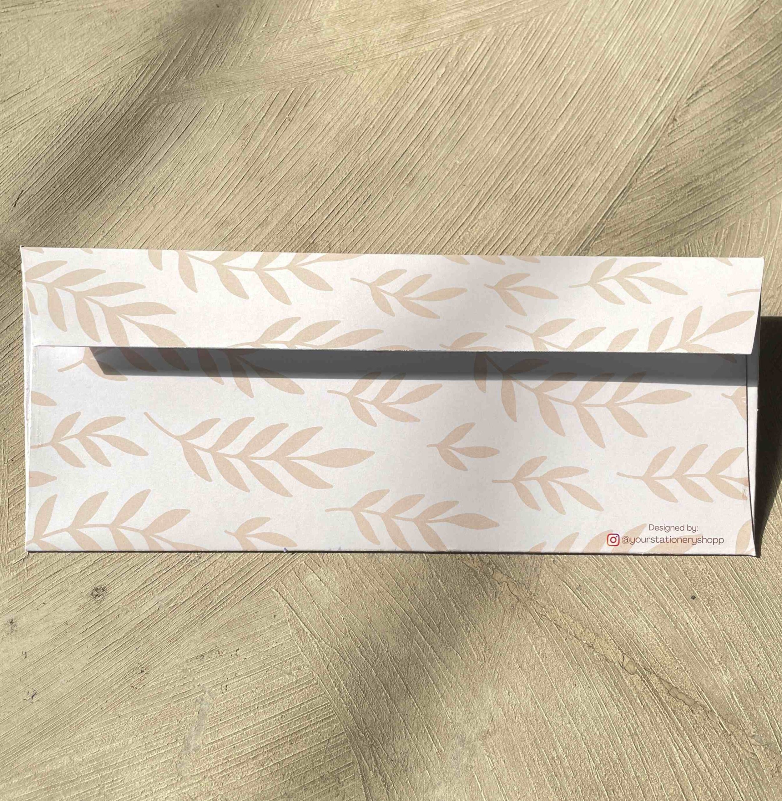 Beige Floral - Cash Envelope - Image 2